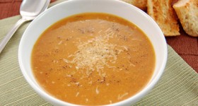 roasted garlic and tomato soup