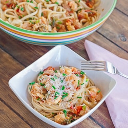 Jo's Shrimp Scampi with Bacon