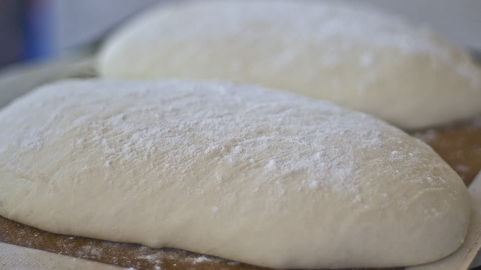 artisan bread before baking