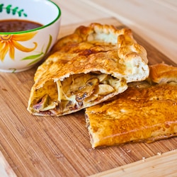 Bacon Mushroom Calzones