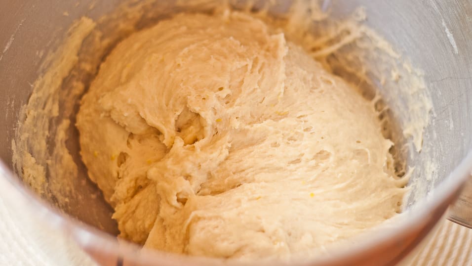 dough before rising