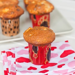 Pear and Chocolate Chip Muffins