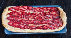 strawberry and custard tart-2