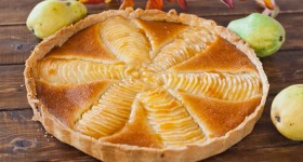 pear and almond cream tart