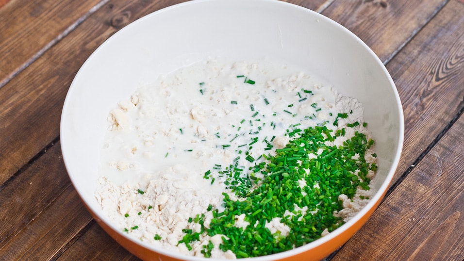 chives and cream cheese biscuits