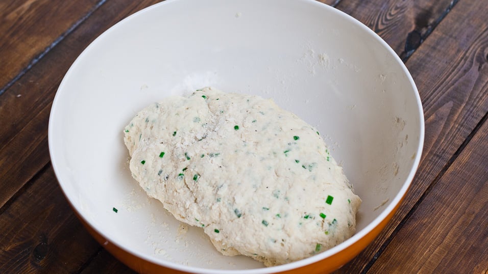 chives and cream cheese biscuits