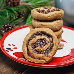 Date Nut Pinwheel Cookies