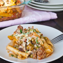Baked Penne with Italian Sausage