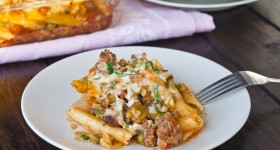 baked penne with italian sausage (3)