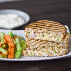 Buffalo Chicken and Grilled Cheese Sandwich