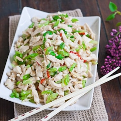 Shredded Chicken with Celery
