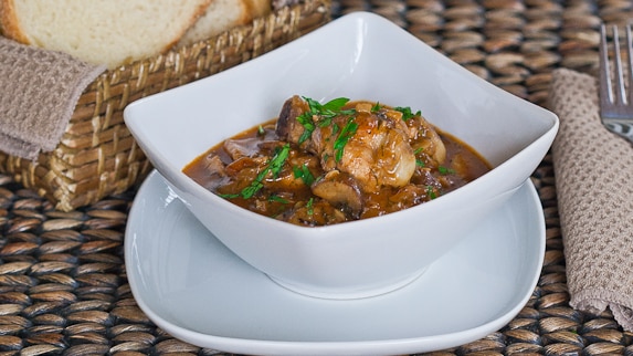 mushroom and chicken in beer sauce-1-3