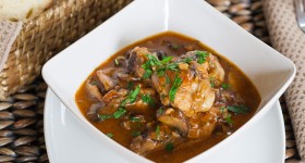 mushroom and chicken in beer sauce-1-4