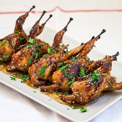 Asian Style Roasted Quail