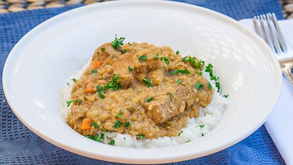 indian style lentils with pork-1-5