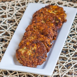 Zucchini and Corn Fritters