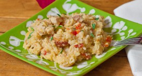 sausage chicken and cheesy rice-1-4