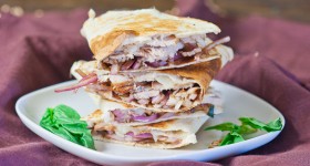Pork and Balsamic Onion Quesadilla-1-2