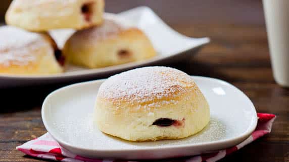 baked jam filled donuts-1