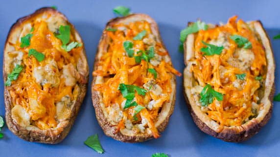 Buffalo Chicken Potato Skins Buffalo Chicken Potato Skins