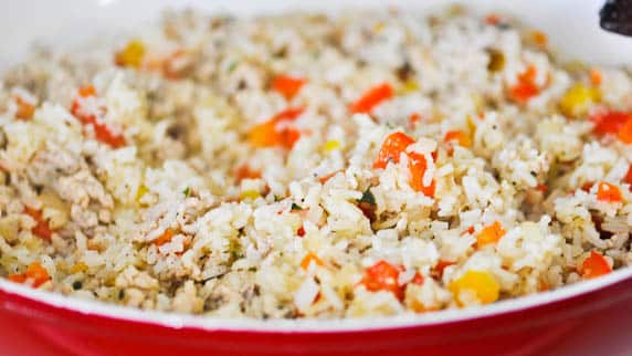 Skinny Turkey Stuffed Peppers