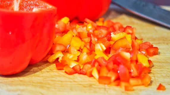 Skinny Turkey Stuffed Peppers