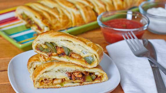 chicken fajitas braid chicken fajitas braid