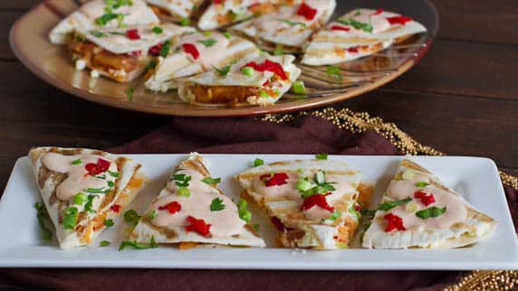 smoked salmon quesadillas with creamy chipotle sauce-1-3