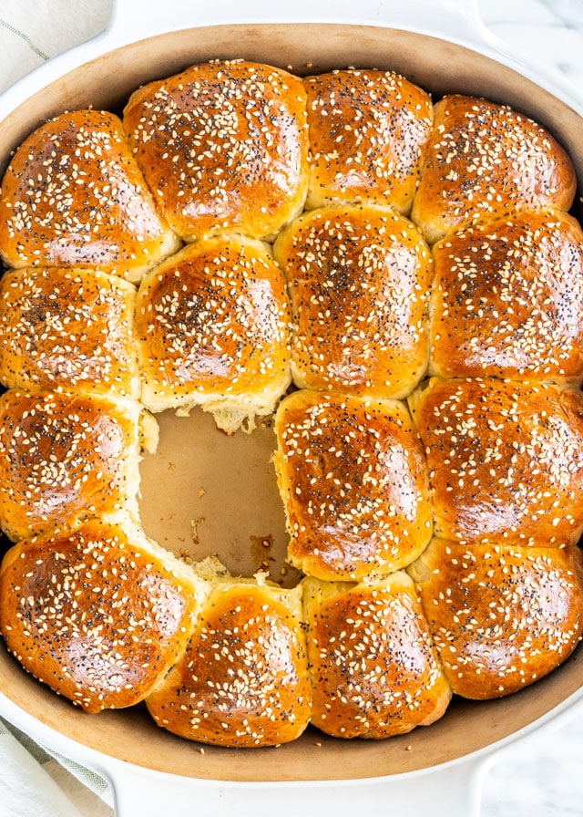 Classic Dinner Rolls fresh out of the oven