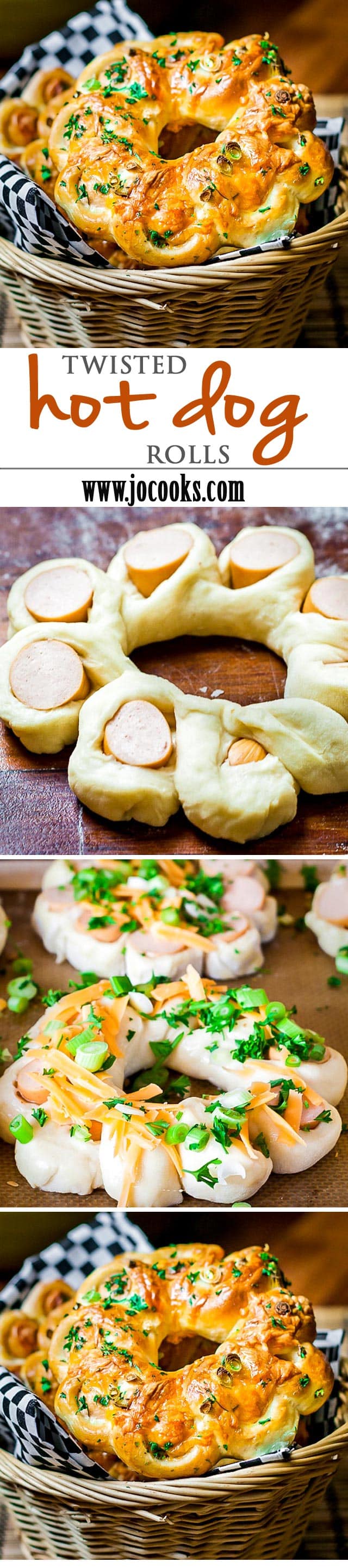 Twisted Hot Dog Rolls - a new spin on the traditional hot dog roll.
