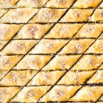 overhead shot of baklava