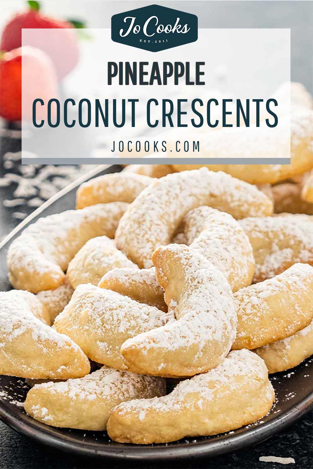 pin for pineapple coconut crescents.