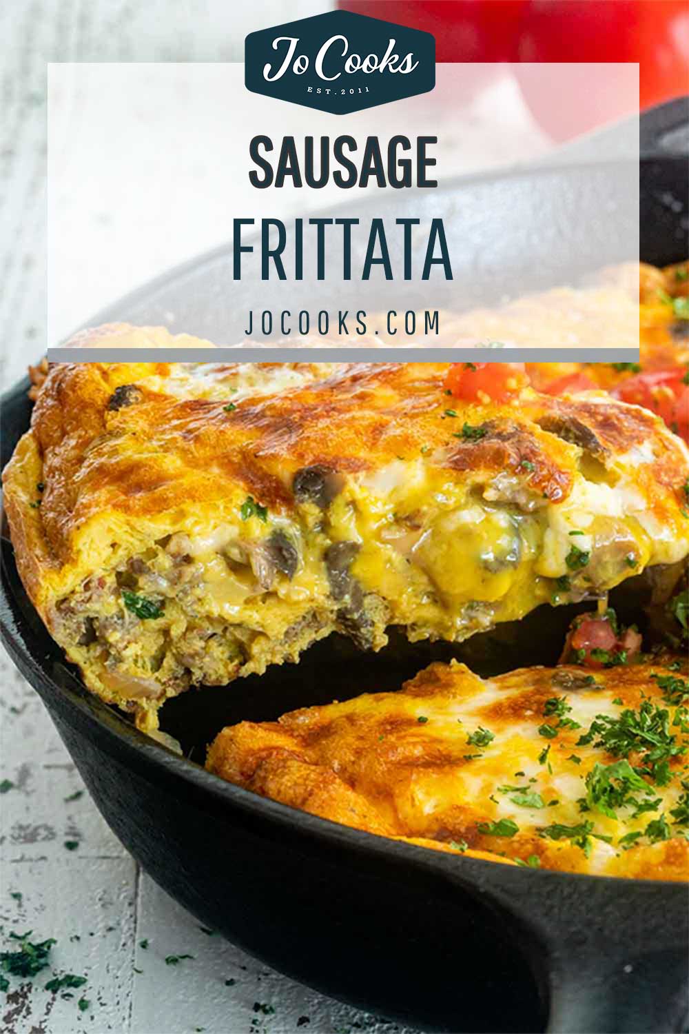 pin for sausage frittata.