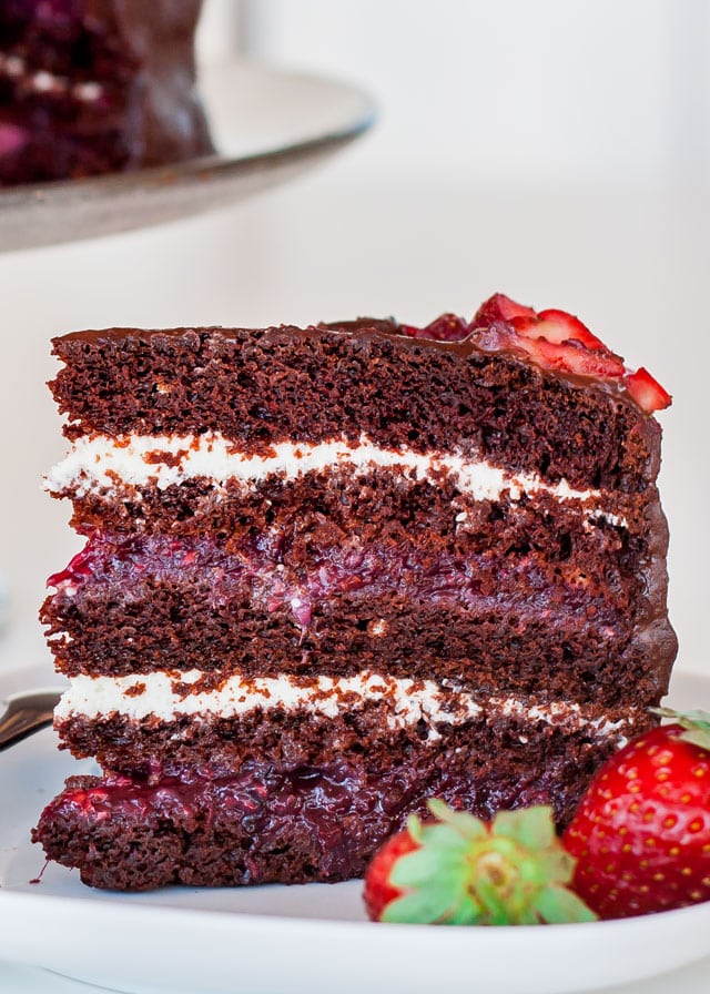 Chocolate Mousse Cake with Raspberries Recipe  King Arthur Baking