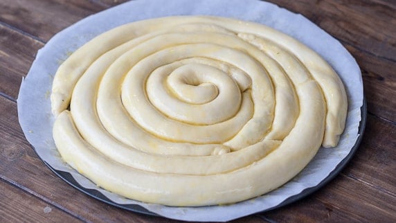 unbaked Cheese Spiral Pie