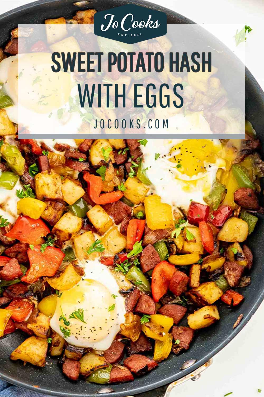 pin for sweet potato hash with eggs.