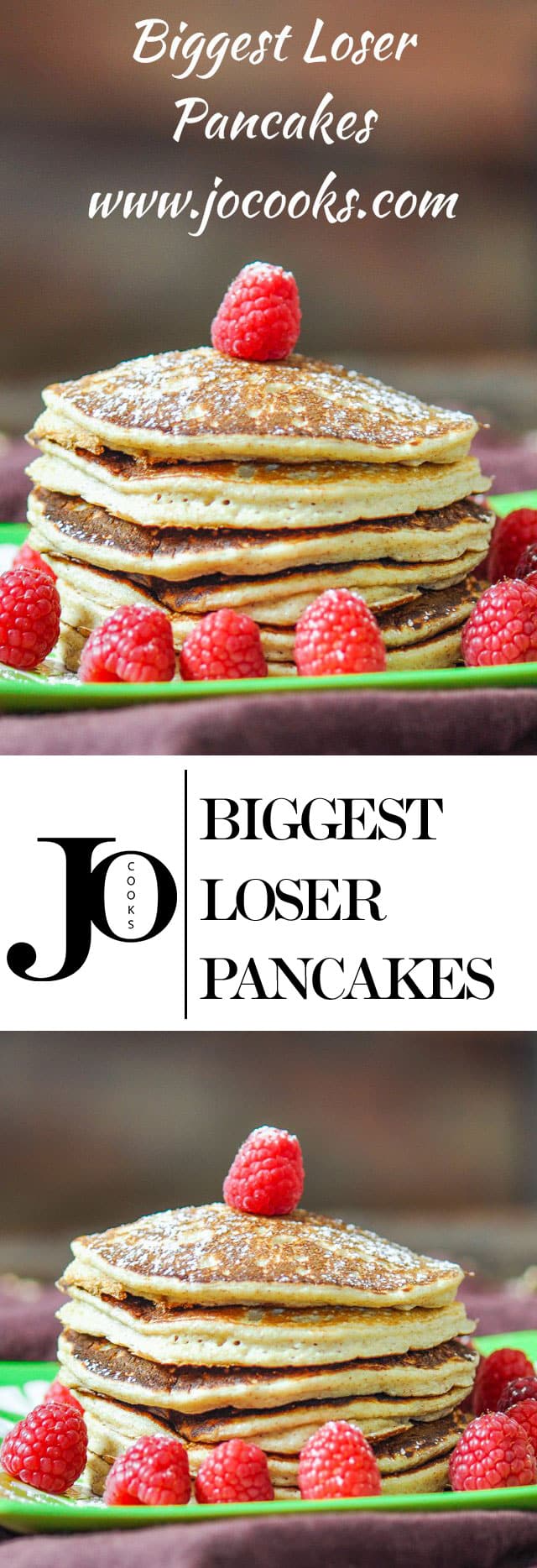 Biggest Loser Pancakes - you won't believe the ingredients and you won't believe how good they are at only 220 calories for 3 pancakes.