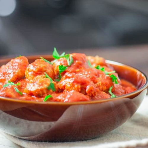 Healthy Turkey Meatballs with Marinara Sauce Jo Cooks