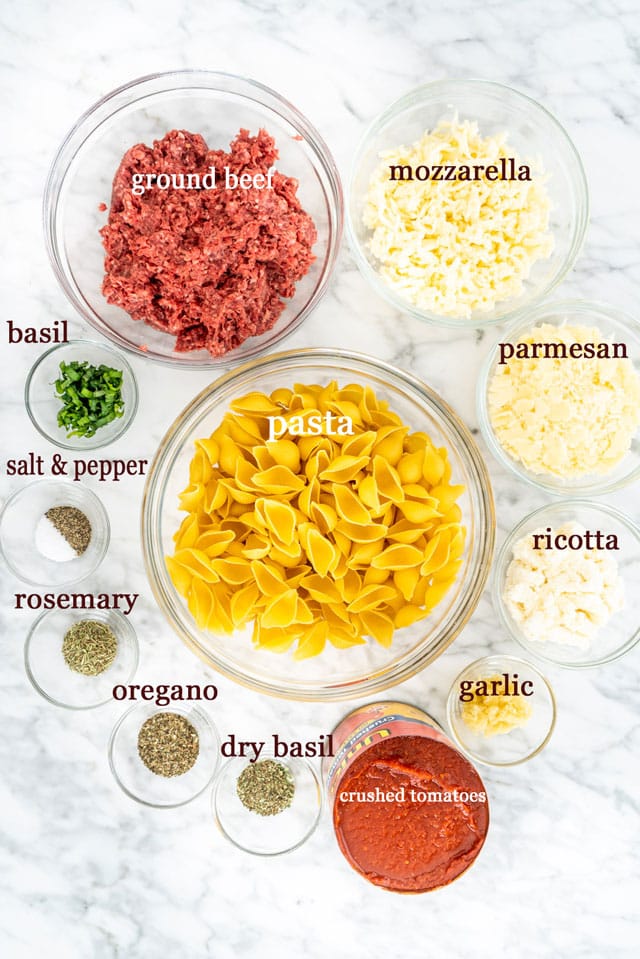 skillet lasagna ingredients