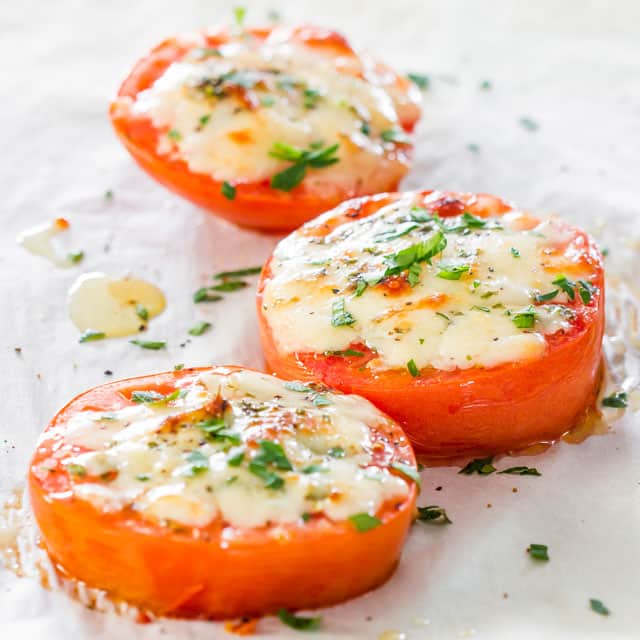 Baked Parmesan Tomatoes | 15 Scrumptious Baked Vegetables Recipes