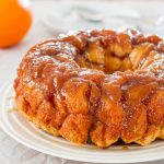 freshly made orange monkey bread