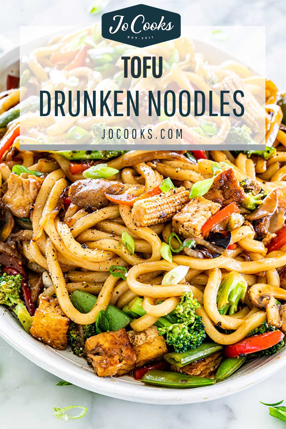 Tofu Drunken Noodles - Jo Cooks