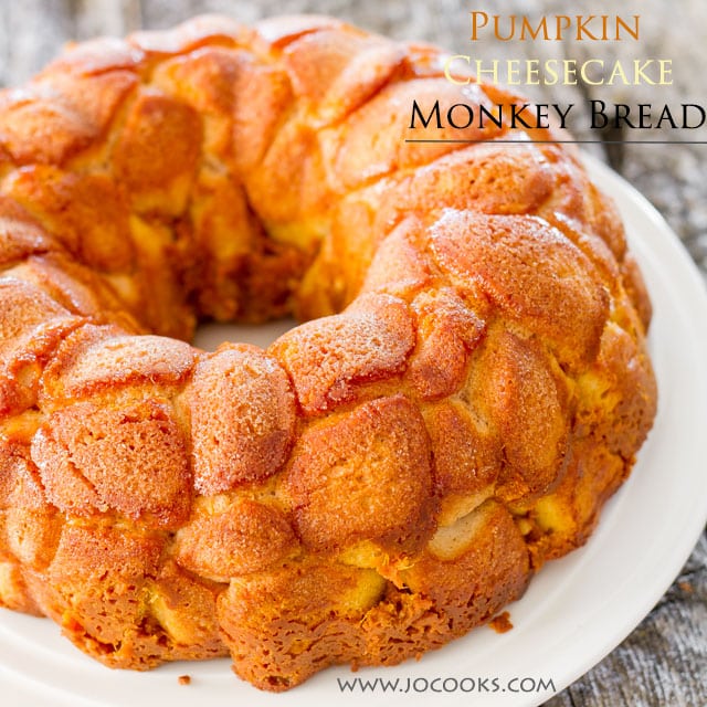 pumpkin cheesecake monkey bread