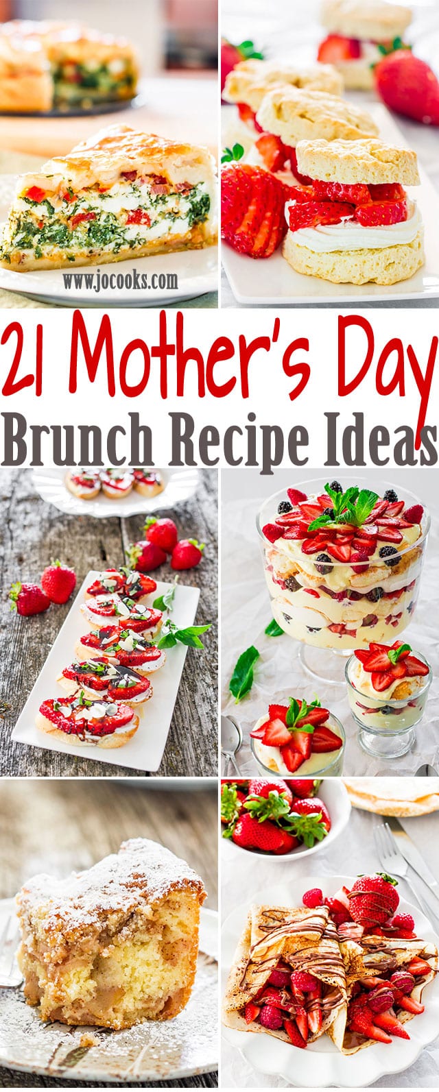21 Mother's Day Brunch Recipe Ideas Your Mom Would Love - a collection of delicious brunch recipes that your mom will absolutely love!