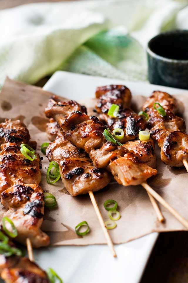 A delicious Asian inspired recipe for Chinese Chicken skewers that's going to knock your socks off! Simple but full of flavor!