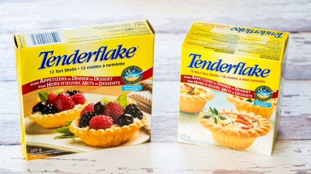 Tenderflake tart shell boxes