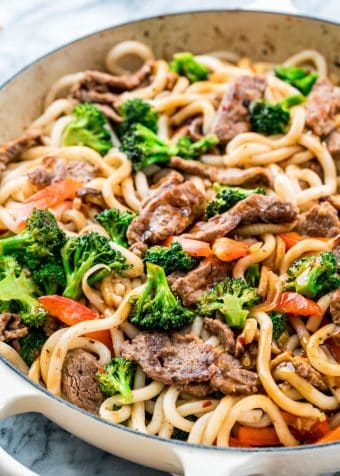 Beef Broccoli Noodle Stir Fry - Jo Cooks