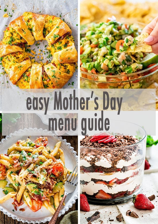 From brunch to dinner, this menu will guide you in giving your mom the best Mother's Day possible.