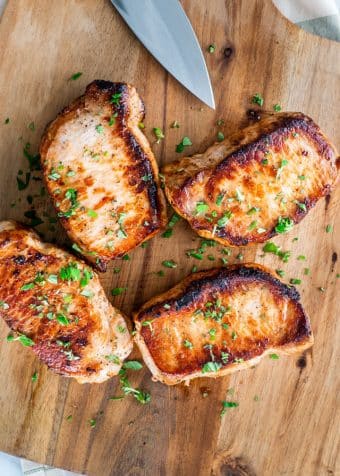 Pan Seared Pork Chops with Gravy - Jo Cooks