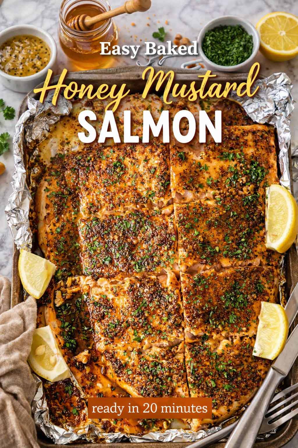 pin for honey mustard salmon.